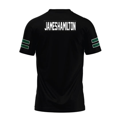 Ohio - NCAA Football : Darren James-Hamilton - Black Premium Football Jersey-1