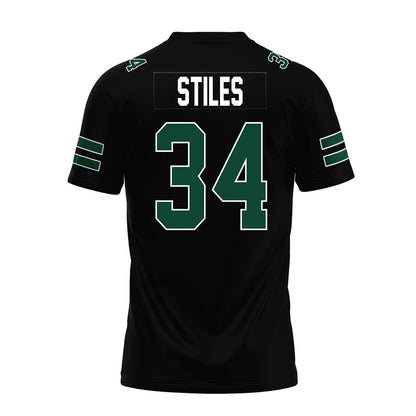 Ohio - NCAA Football : Lukas Stiles - Black Premium Football Jersey-1