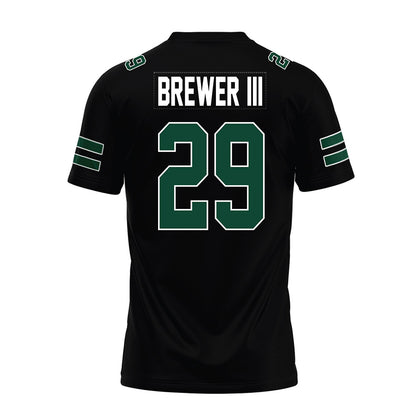 Ohio - NCAA Football : James Brewer III - Black Premium Football Jersey-1