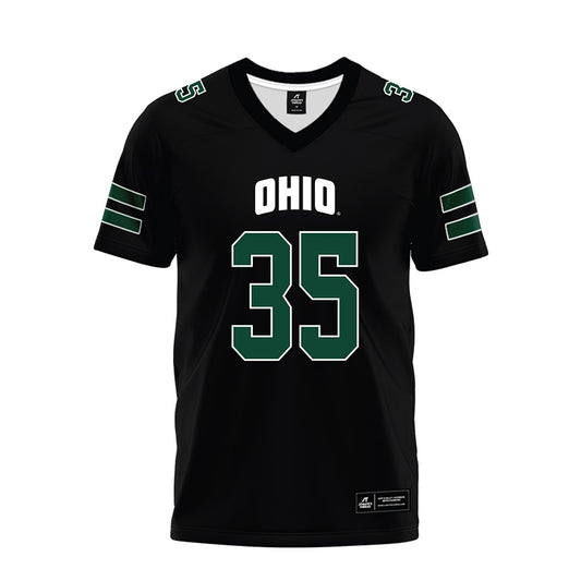 Ohio - NCAA Football : Michael Capen - Black Premium Football Jersey-0