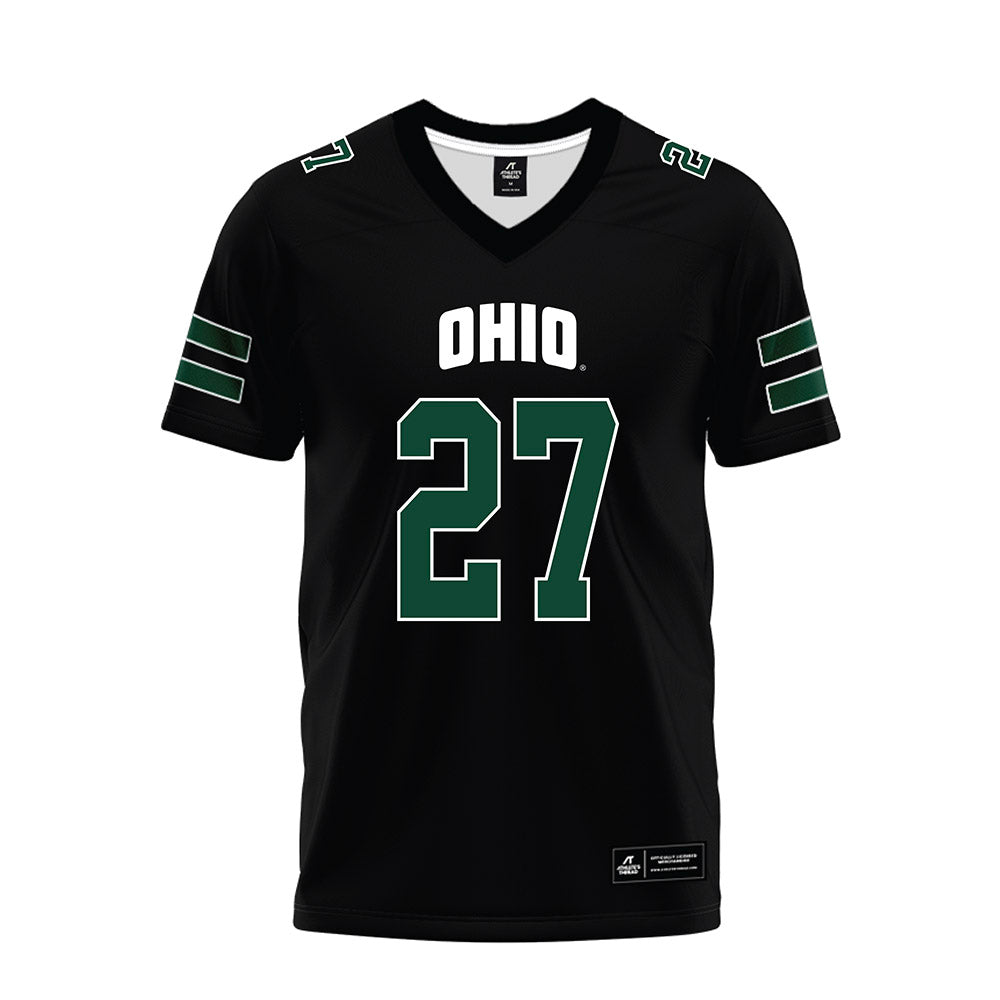 Ohio - NCAA Football : Jack Fries - Black Premium Football Jersey-0