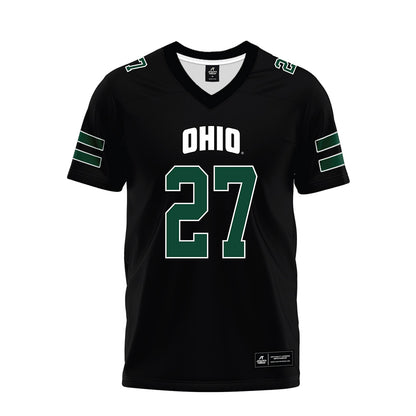 Ohio - NCAA Football : Jack Fries - Black Premium Football Jersey-0