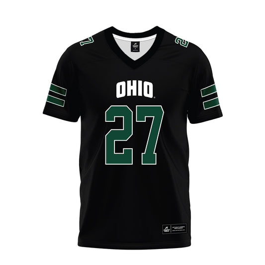 Ohio - NCAA Football : Jack Fries - Black Premium Football Jersey-0