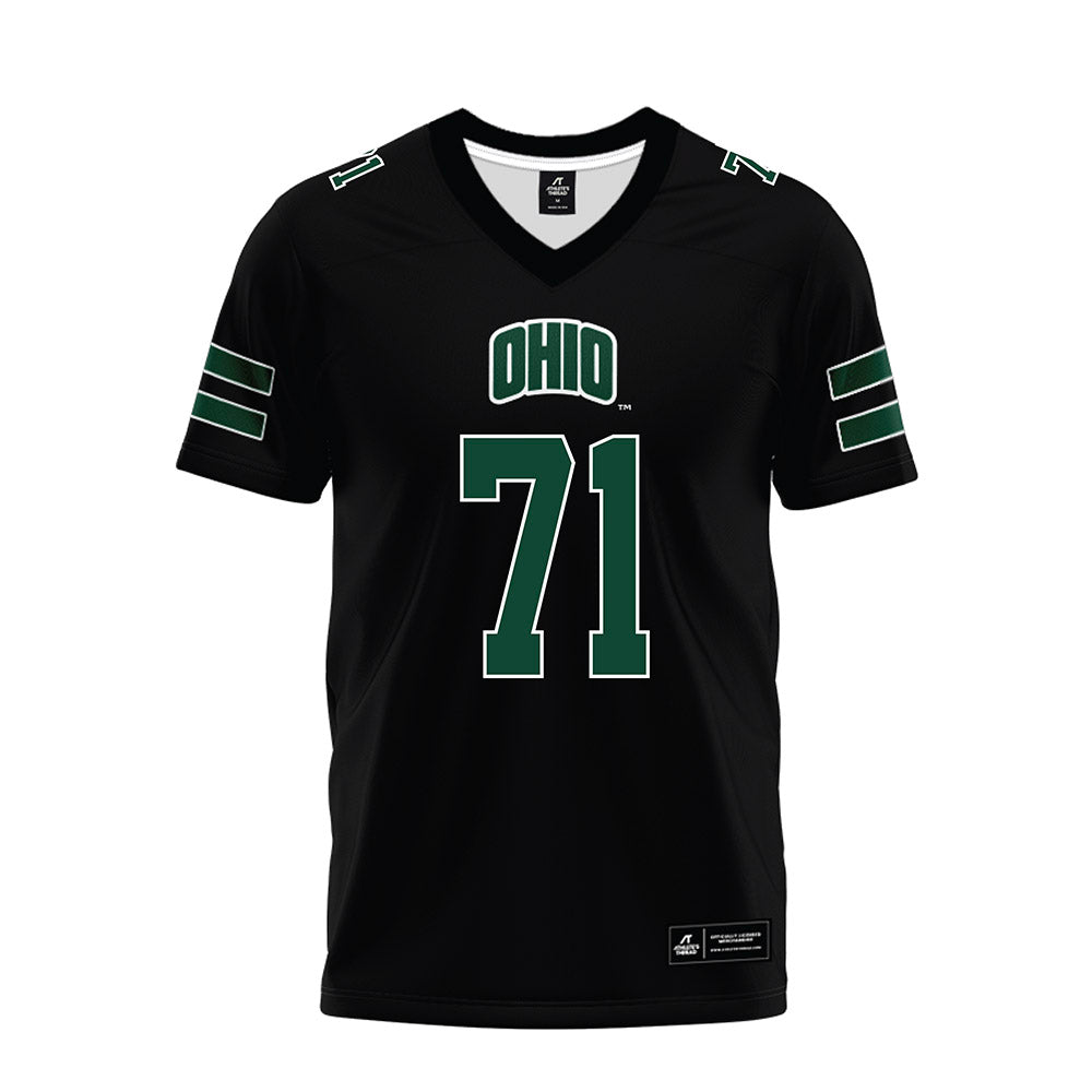 Ohio - NCAA Football : Cassius Hulbert - Black Premium Football Jersey-0