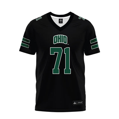 Ohio - NCAA Football : Cassius Hulbert - Black Premium Football Jersey-0
