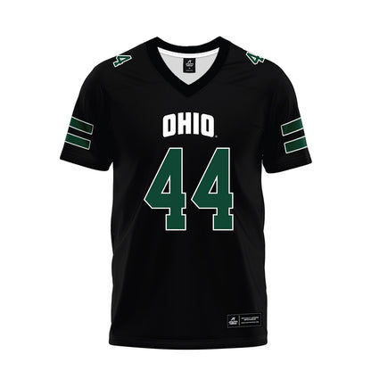 Ohio - NCAA Football : Aiden Lowery - Black Premium Football Jersey-0