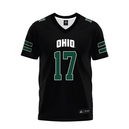 Ohio - NCAA Football : Blake Parker - Black Premium Football Jersey-0