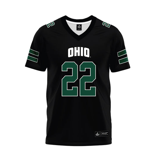 Ohio - NCAA Football : Brandon Jenkins - Black Premium Football Jersey-0