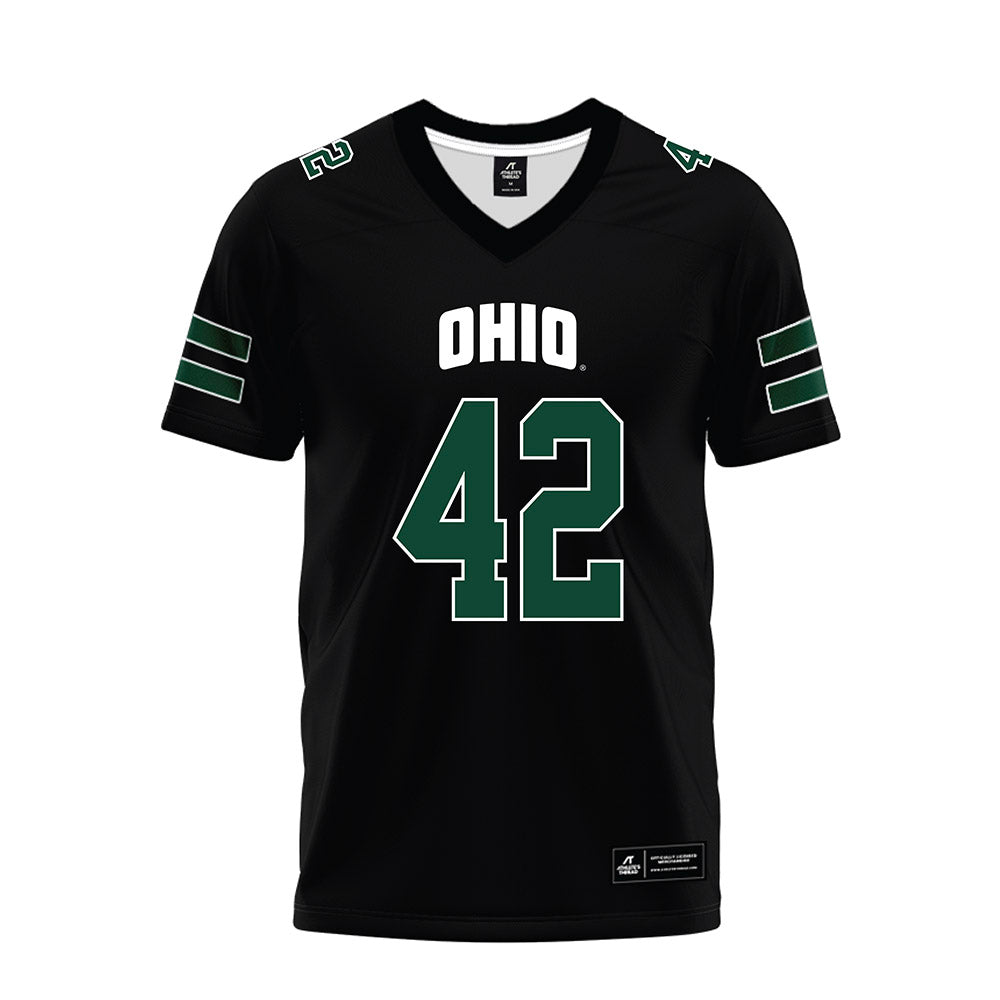 Ohio - NCAA Football : Magnus Haines - Black Premium Football Jersey-0
