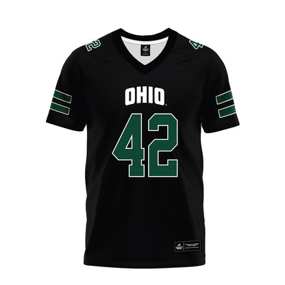 Ohio - NCAA Football : Magnus Haines - Black Premium Football Jersey-0