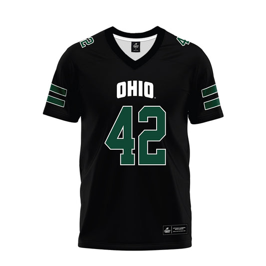 Ohio - NCAA Football : Magnus Haines - Black Premium Football Jersey-0