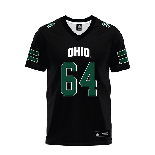 Ohio - NCAA Football : Seth Anstead - Black Premium Football Jersey-0