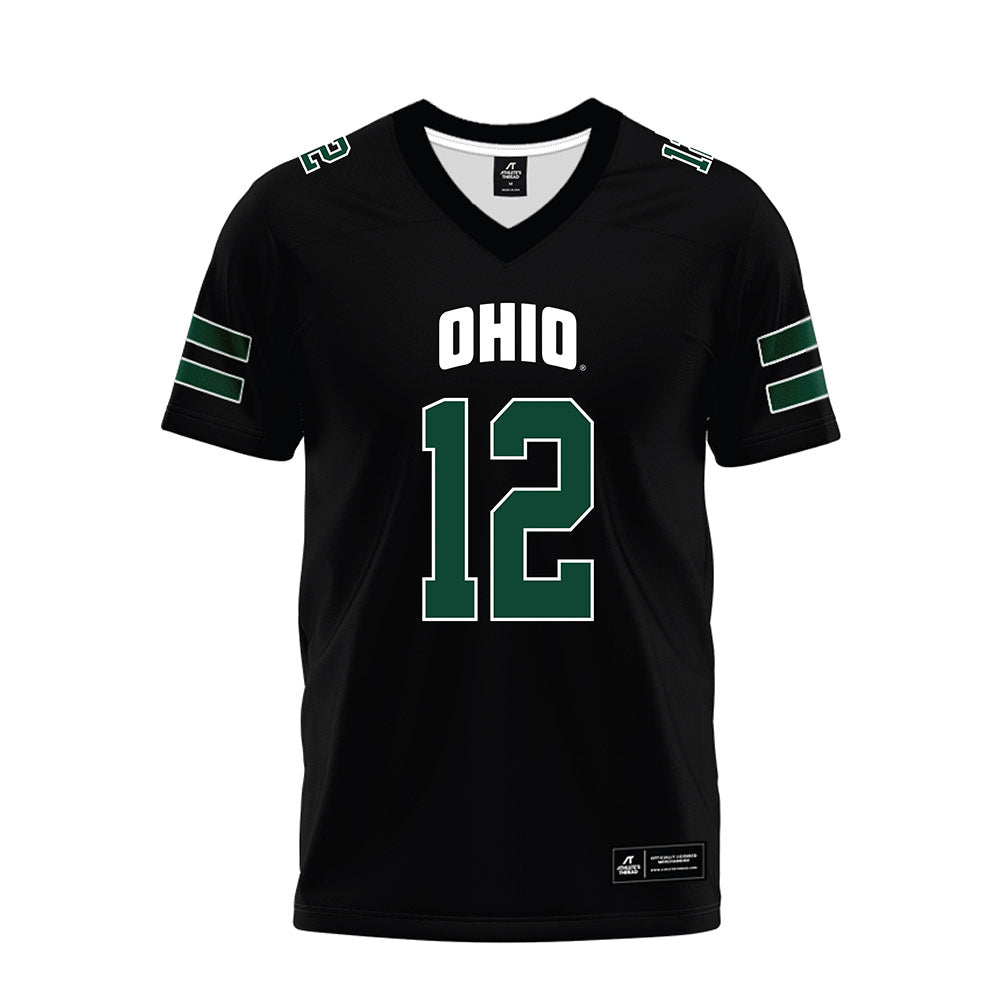 Ohio - NCAA Football : Jayvian Crable - Black Premium Football Jersey-0