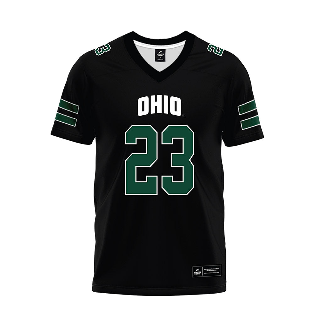 Ohio - NCAA Football : Tony Mathis - Black Premium Football Jersey-0