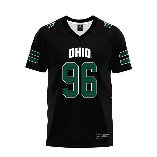 Ohio - NCAA Football : Tyler Stearman - Black Premium Football Jersey-0