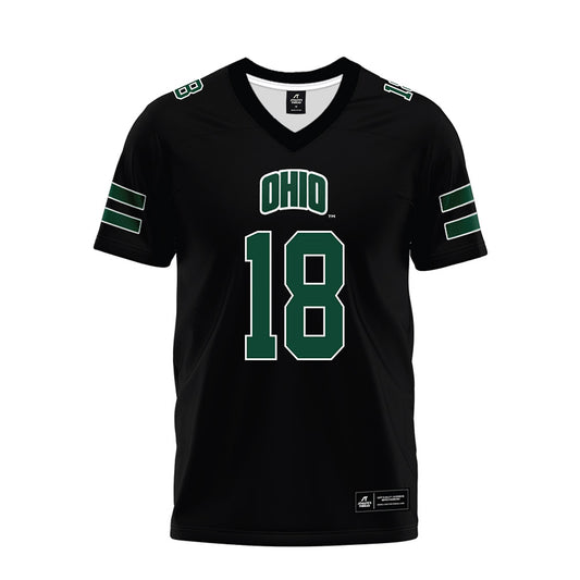 Ohio - NCAA Football : Andrew Vera - Black Premium Football Jersey-0