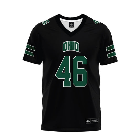 Ohio - NCAA Football : Nick Hemer - Black Premium Football Jersey-0