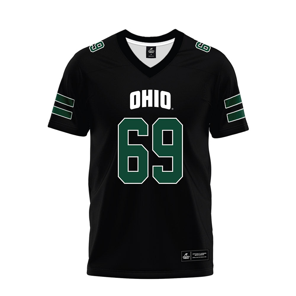 Ohio - NCAA Football Legends : Parker Titsworth - Black Premium Football Jersey-0