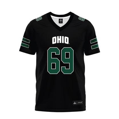 Ohio - NCAA Football Legends : Parker Titsworth - Black Premium Football Jersey-0
