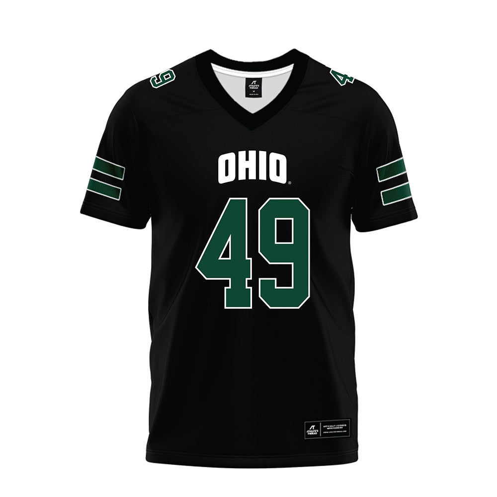 Ohio - NCAA Football : Xavier Williams - Black Premium Football Jersey-0