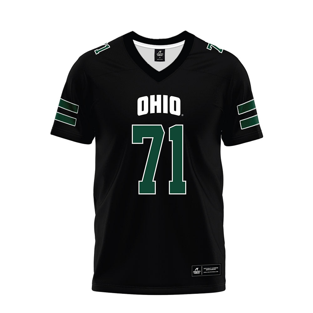 Ohio - NCAA Football : Cassius Hulbert - Black Premium Football Jersey-0