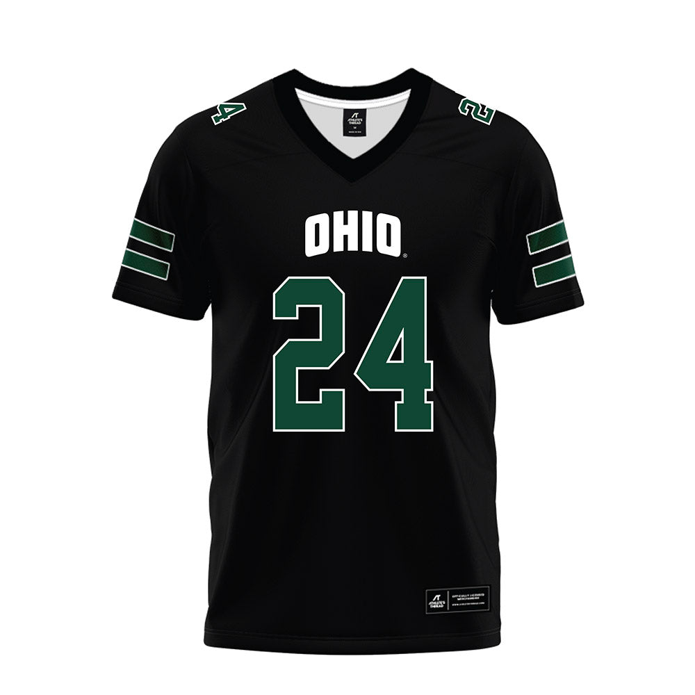 Ohio - NCAA Football : Irving Brown - Black Premium Football Jersey-0