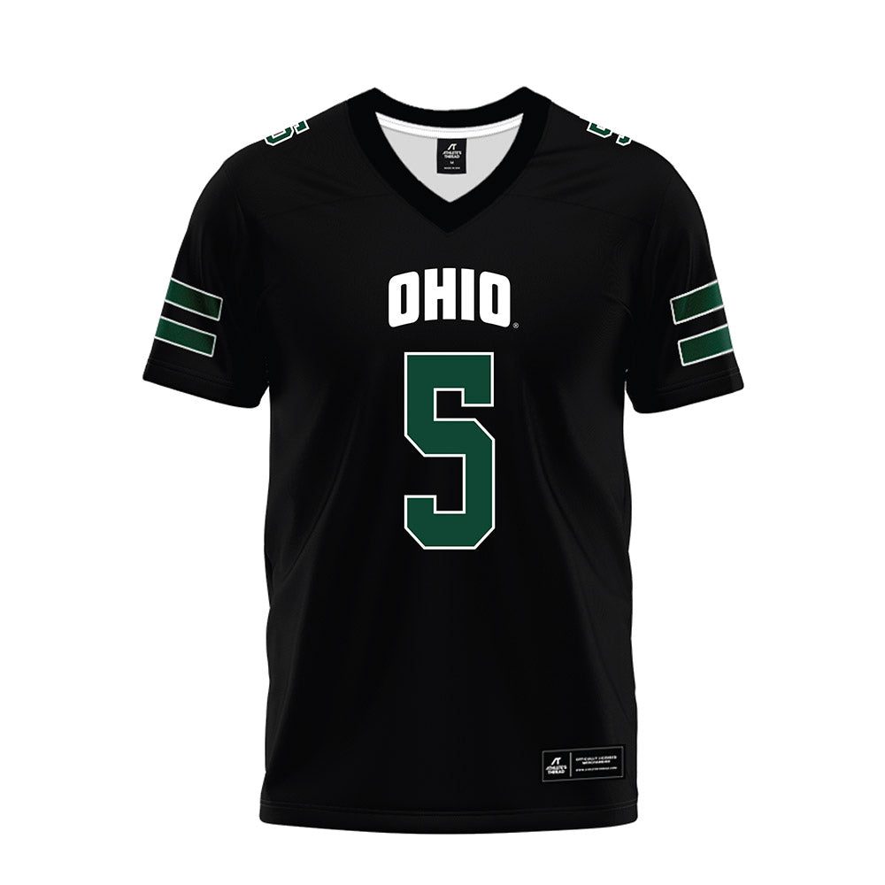 Ohio - NCAA Football : Kelly Sejour - Black Premium Football Jersey-0