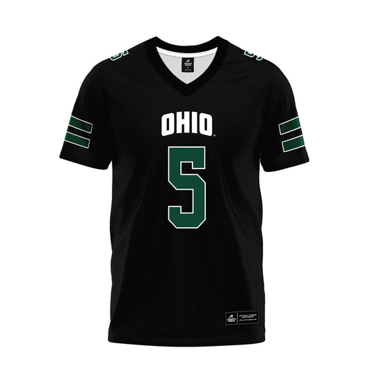 Ohio - NCAA Football : Kelly Sejour - Black Premium Football Jersey-0