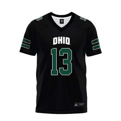 Ohio - NCAA Football : DJ Morton - Black Premium Football Jersey-0