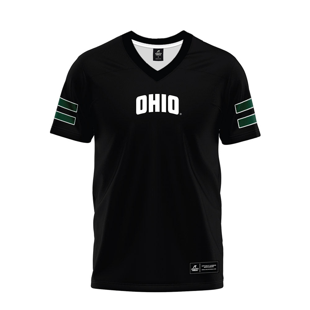 Ohio - NCAA Football : Tyler Gillison - Black Premium Football Jersey-0