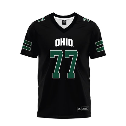 Ohio - NCAA Football : Mike Montgomery - Black Premium Football Jersey-0