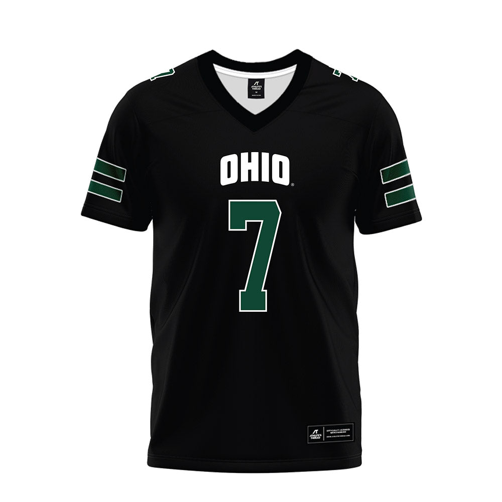 Ohio - NCAA Football : Tank Pearson - Black Premium Football Jersey-0