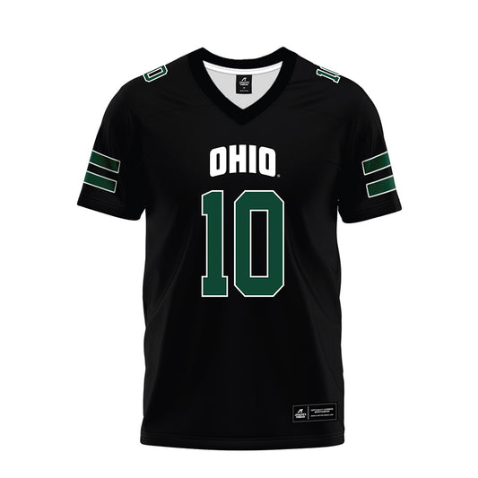 Ohio - NCAA Football : Drayden Pavey - Black Premium Football Jersey-0