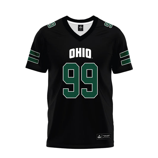 Ohio - NCAA Football : Ty Neubert - Black Premium Football Jersey-0