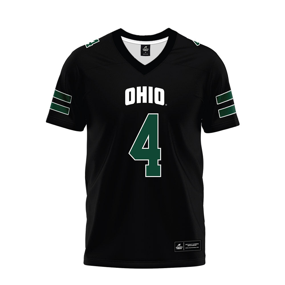Ohio - NCAA Football : Kaci Seegars - Black Premium Football Jersey-0