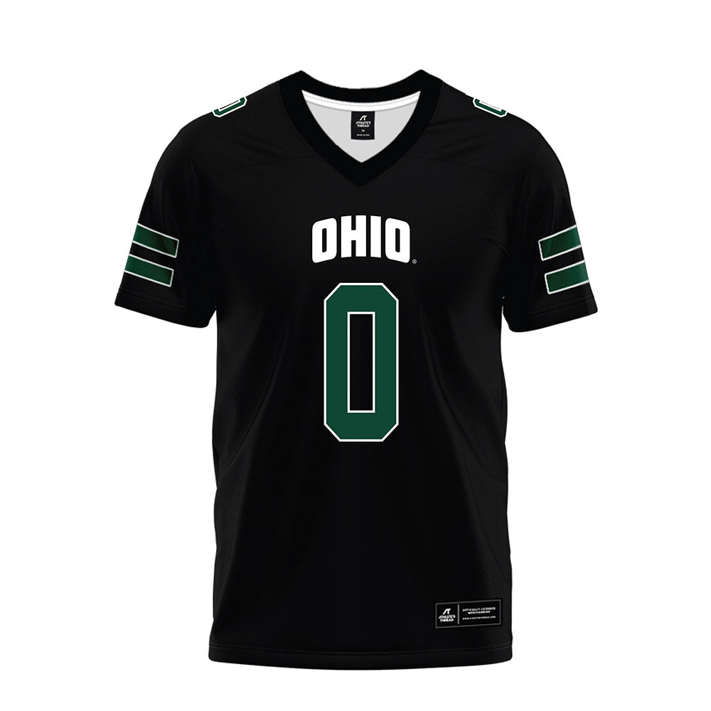 Ohio - NCAA Football : Nehemiah Dukes - Black Premium Football Jersey-0