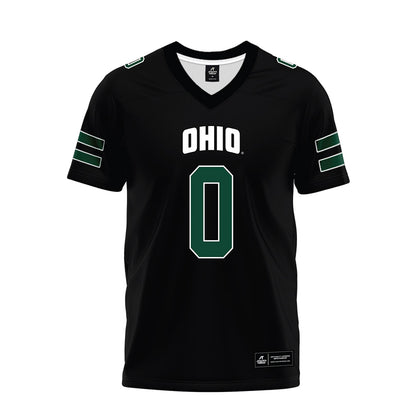 Ohio - NCAA Football : Nehemiah Dukes - Black Premium Football Jersey-0