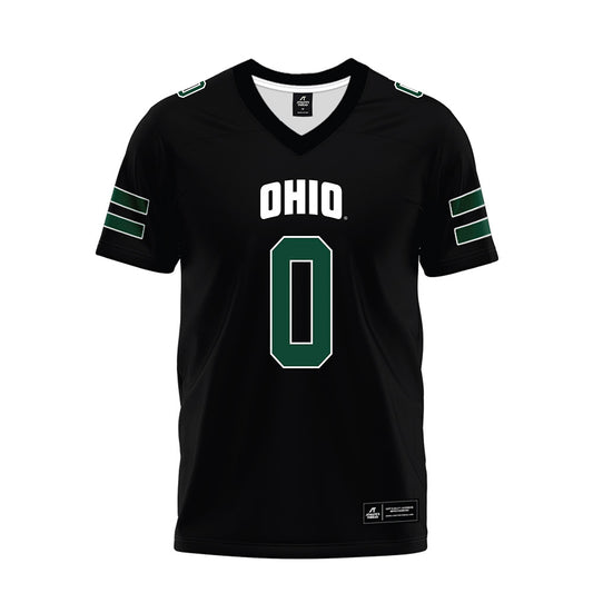 Ohio - NCAA Football : Nehemiah Dukes - Black Premium Football Jersey-0