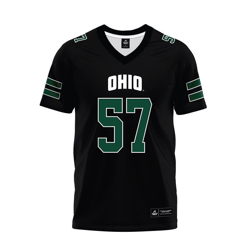 Ohio - NCAA Football : Nathan Hale - Black Premium Football Jersey-0