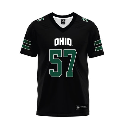 Ohio - NCAA Football : Nathan Hale - Black Premium Football Jersey-0