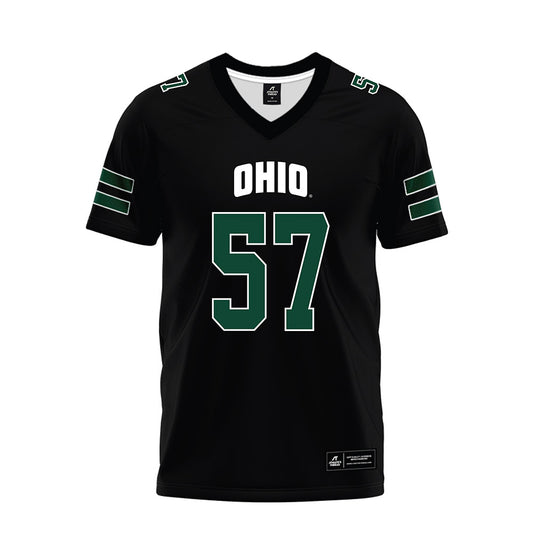 Ohio - NCAA Football : Nathan Hale - Black Premium Football Jersey-0