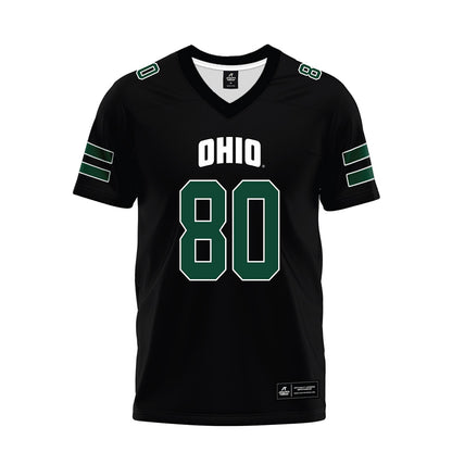 Ohio - NCAA Football : Kaden Page - Black Premium Football Jersey-0