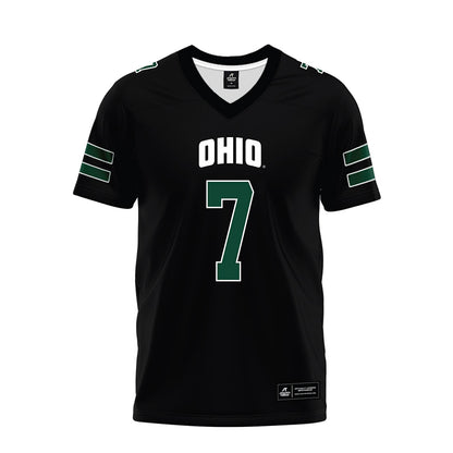 Ohio - NCAA Football : Levi Davis - Black Premium Football Jersey-0