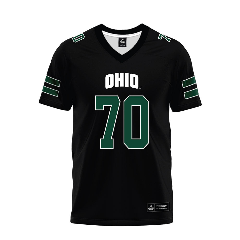 Ohio - NCAA Football : Joshua Johnson - Black Premium Football Jersey-0
