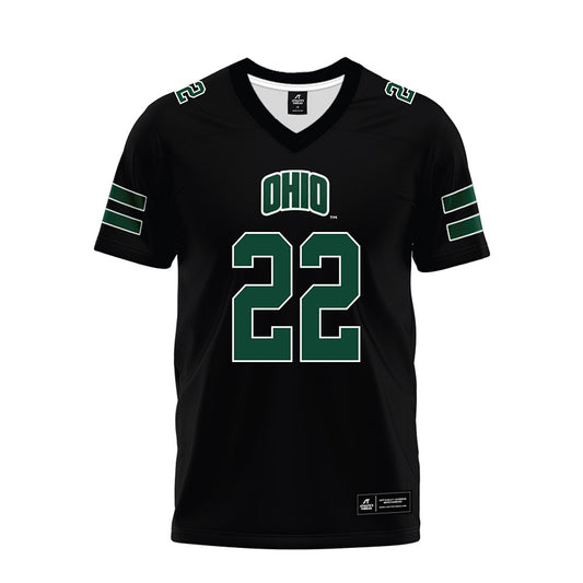 Ohio - NCAA Football : Brandon Jenkins - Black Premium Football Jersey-0