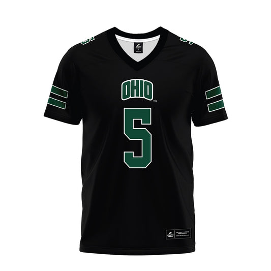 Ohio - NCAA Football : Kelly Sejour - Black Premium Football Jersey-0