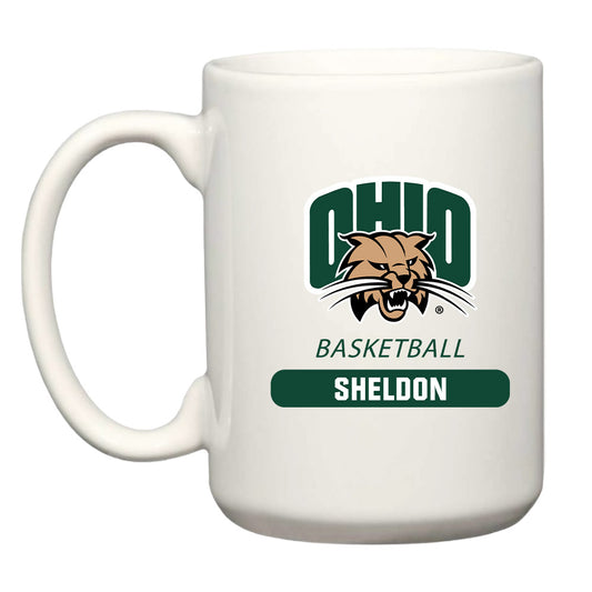 Ohio - NCAA Men's Basketball : Ajay Sheldon - Coffee Mug-0