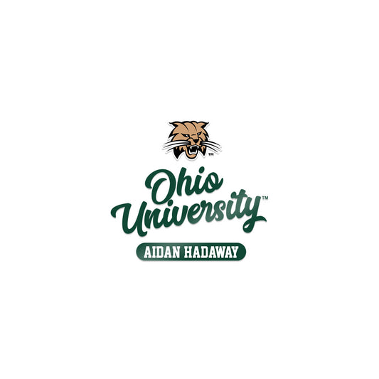 Ohio - NCAA Men's Basketball : Aidan Hadaway - Sticker-0