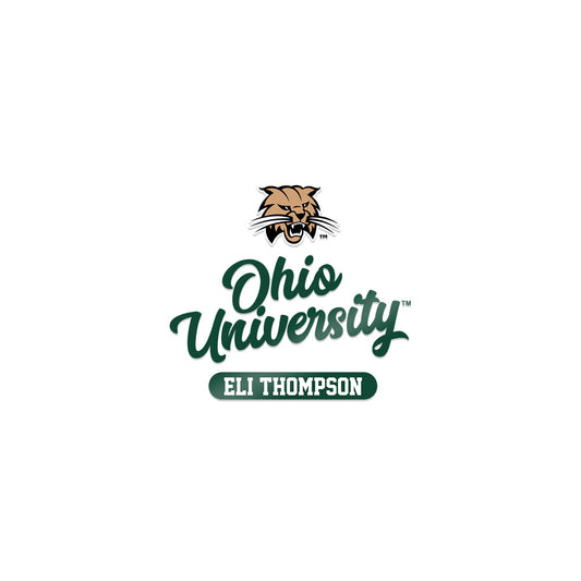 Ohio - NCAA Football : Eli Thompson - Sticker-0