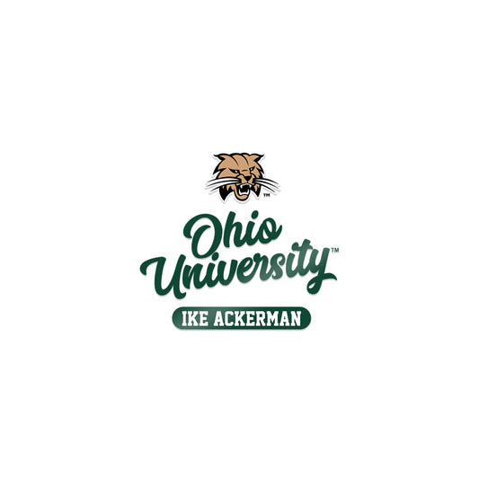 Ohio - NCAA Football : Ike Ackerman - Sticker-0